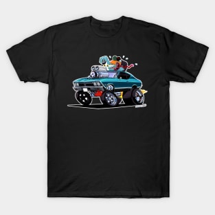 JUST IDLIN 68 Chevelle Blue T-Shirt